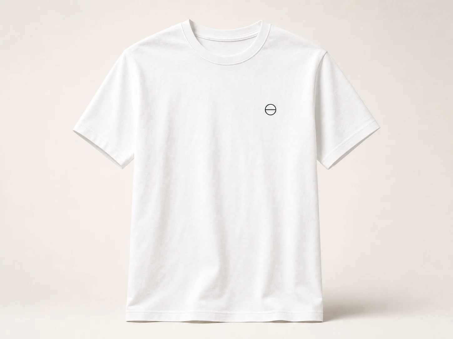 White Anchor Tee